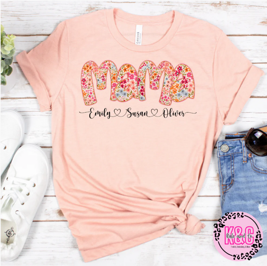 Mom w/ Custom Names