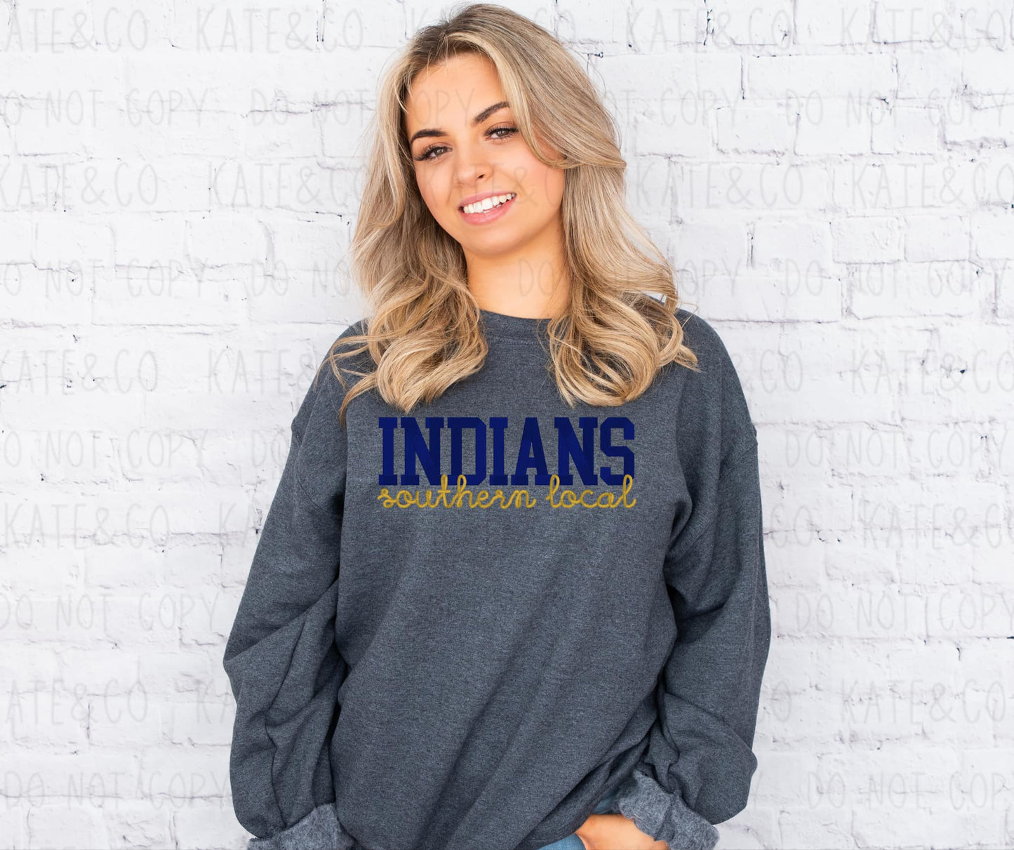Indians Mascot Embroidery