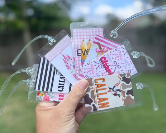 Backpack tags