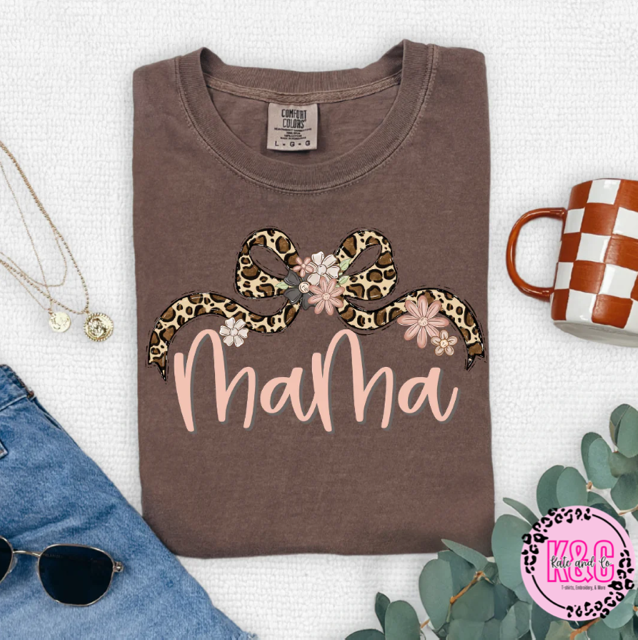 Custom Name with Leopard Bow