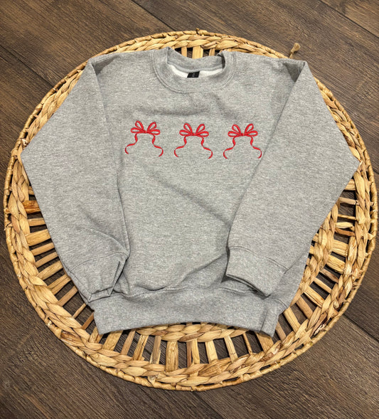 Ribbon Trio Sweatshirt