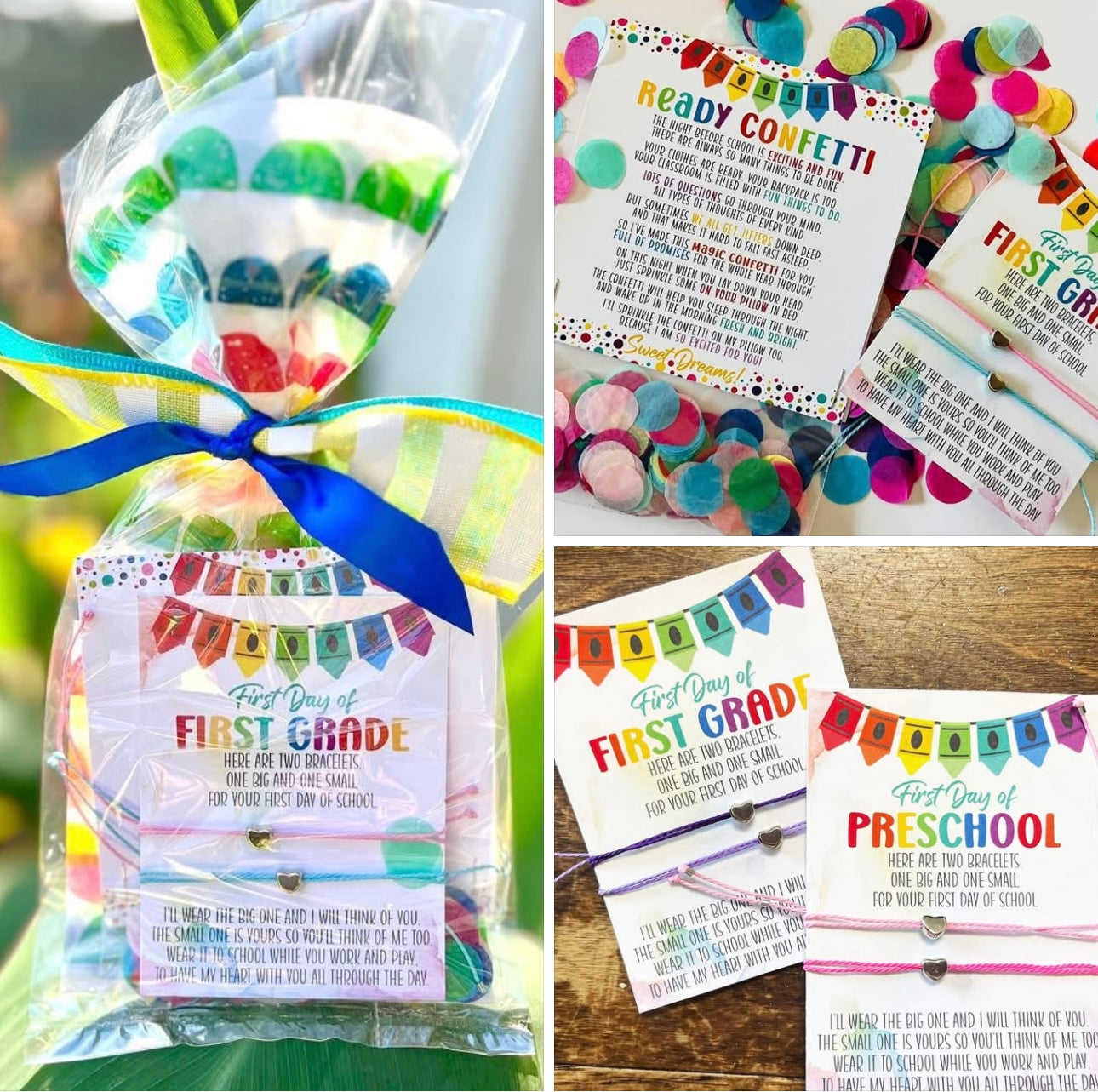 Back to school bracelet set